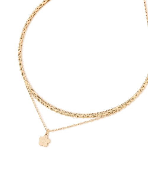 VIS(ビス)の「追加【MARY QUANT×VIS】レイヤードデイジーネックレス(ネックレス・レディース・ゴールド/シルバー・F)」の12枚目の写真