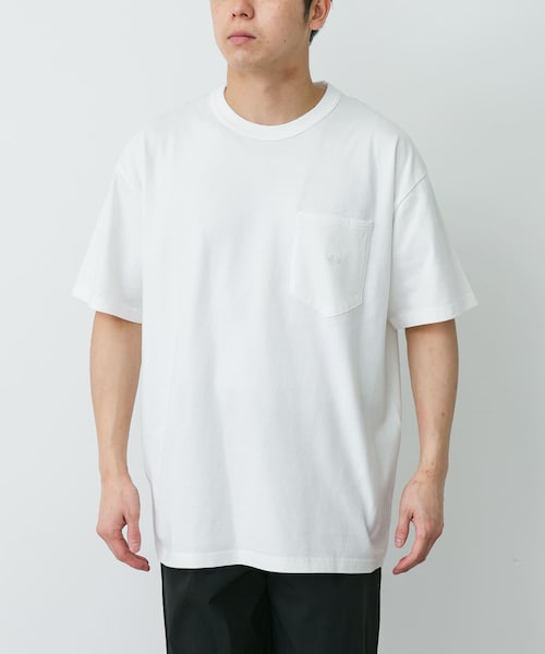 URBAN RESEARCH DOORS(アーバンリサーチドアーズ)の「THE NORTH FACE PURPLE LABEL 8OZ FIELD POCKET T-SHIRTS(Tシャツ/カットソー・メンズ・WHITE(OW)/L.GRAY(LH)/A.GRAY(AH)/BLACK(K)/KHAKI(LK)・M/L/XL)」の10枚目の写真