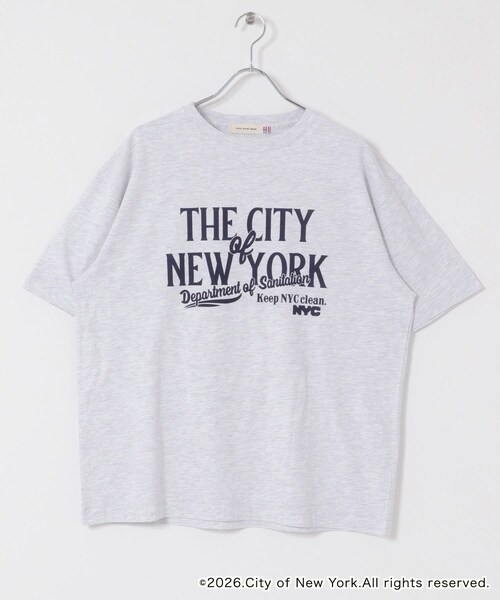 URBAN RESEARCH DOORS(アーバンリサーチドアーズ)の「GOOD ROCK SPEED NYC TSHIRTS(Tシャツ/カットソー・レディース・ASH・One)」の1枚目の写真