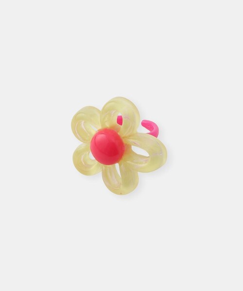 ROPE' PICNIC（ロペピクニック）の「【KIDS/キッズ】フラワークリアリング（リング・レディース・パープル/ピンク/ピンク系/クリーム・F）」の2枚目の写真