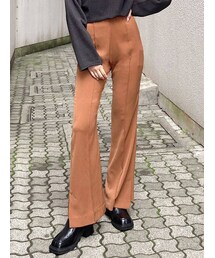 EMODA | フロントタックフレアパンツ(その他パンツ)