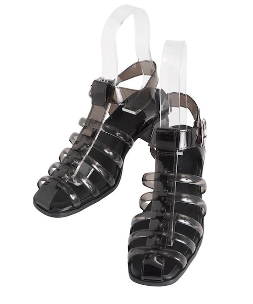 MERCURYDUO（マーキュリーデュオ）の「シースルーグルカサンダル（サンダル・レディース・ブラック/クリア・36/38）」の17枚目の写真