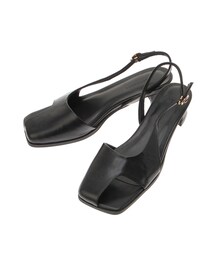 LAGUNAMOON | アシメオープントゥサンダル(サンダル)