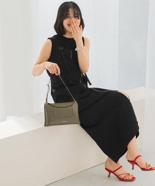 URBAN RESEARCH ROSSO（アーバンリサーチロッソ）の「『別注』Lee×ROSSO　ILINE SALOPETTE SKIRT（ワンピース・レディース・BLK ONEWASH/ONEWASH・S/M）」の8枚目の写真