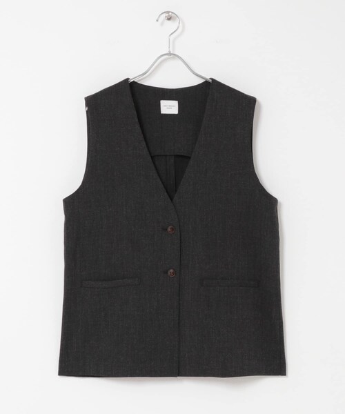 URBAN RESEARCH DOORS(アーバンリサーチドアーズ)の「ノーカラージレ(テーラードジャケット・レディース・BEIGE/BLACK・M)」の11枚目の写真