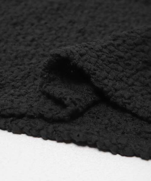 URBAN RESEARCH DOORS（アーバンリサーチドアーズ）の「ポコポコレースロングTシャツ（Tシャツ/カットソー・レディース・OFF/BLACK・Free）」の18枚目の写真