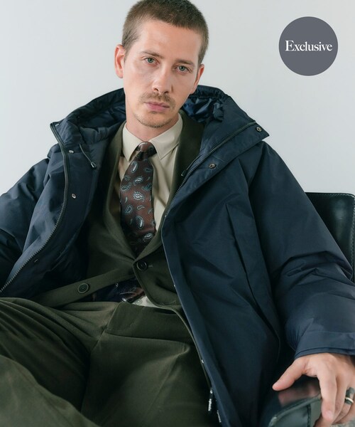 URBAN RESEARCH ROSSO(アーバンリサーチロッソ)の「『別注』+phenix WINDSTOPPER by GORE-TEX LABS ダウンジャケット(その他アウター・メンズ・BLACK/NAVY/BROWN・S/M/L/XL)」の4枚目の写真