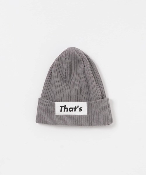 THE GOODLAND MARKET（ザグッドランドマーケット）の「『別注』That’s×THE GOODLAND MARKET　The Beanie（ニットキャップ/ビーニー・メンズ・BK/GR・Free）」の9枚目の写真