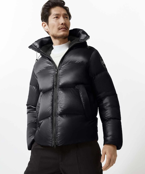 ADAM ET ROPE'（アダムエロペ）の「【CANADA GOOSE】CROFTON PUFFER BLACK LABEL（ダウンジャケット/コート・メンズ・ブラック/チャコール・L/M/S）」の9枚目の写真