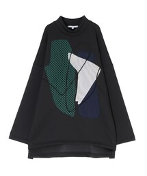 UN3D. | LINE ART BIG TOP(Tシャツ/カットソー)