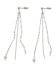 LAGUNAMOON | トリプルチェーンピアス(ピアス(両耳用))