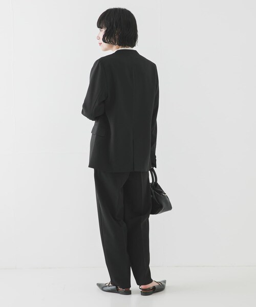 URBAN RESEARCH(アーバンリサーチ)の「『セットアップ対応』ノーカラージャケット(ノーカラージャケット・レディース・NAVY/BLACK・36/38/40)」の18枚目の写真