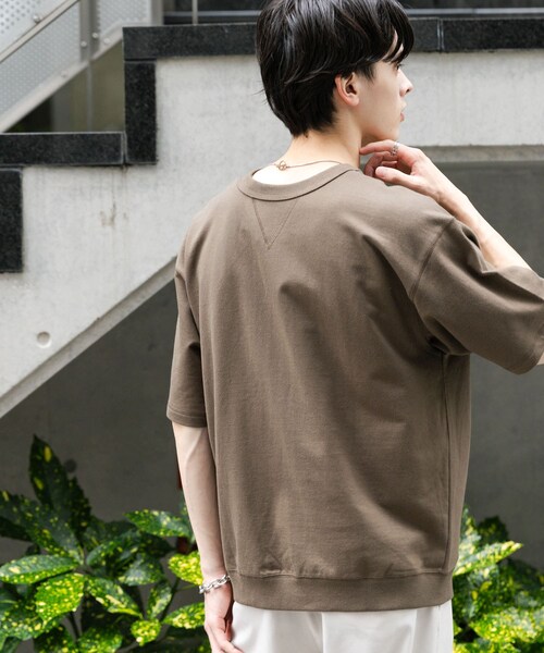 SENSE OF PLACE by URBAN RESEARCH（センスオブプレイスバイアーバンリサーチ）の「ライトスウェットショートスリーブTシャツ（Tシャツ/カットソー・メンズ・CHARCOAL/BROWN/OATMEAL/MINT・M/L）」の19枚目の写真