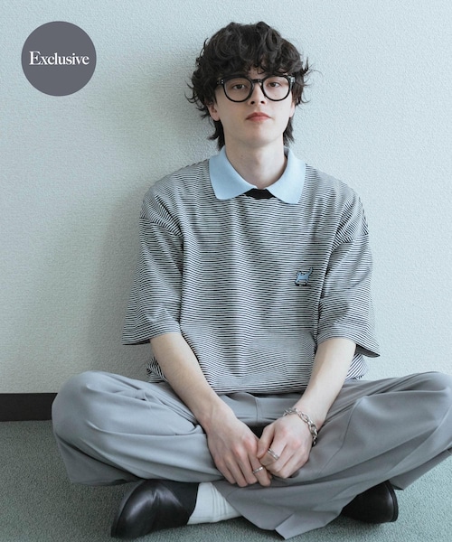 SENSE OF PLACE by URBAN RESEARCH(センスオブプレイスバイアーバンリサーチ)の「『別注』Ben Lenovitz×SENSE OF PLACE SHORT-SLEEVE T-SHIRTS(Tシャツ/カットソー・メンズ・WHITE/BLACK/BLK×WHT/GRAY・M/L)」の3枚目の写真