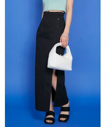 EMODA | ロングスリットデニムスカート(スカート)