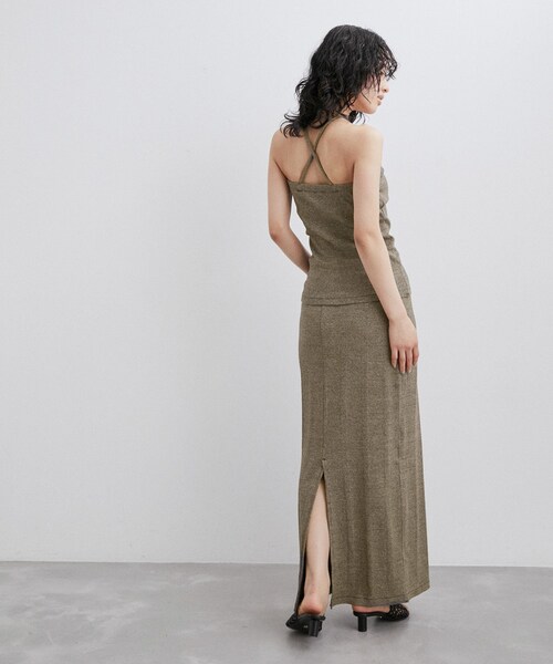 ADAM ET ROPE'(アダムエロペ)の「【Miller for ADAM ET ROPE'】Skirt(スカート・レディース・ブラック/ベージュ/パープル系・F)」の11枚目の写真