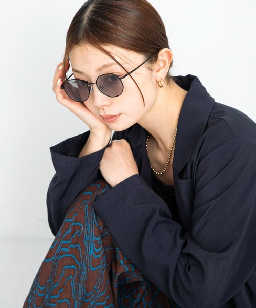 URBAN RESEARCH Sonny Label（アーバンリサーチサニーレーベル）の「noeyedia　NE-425（メガネ・レディース・チャコール/ライトブラウン/ライトグレー・one）」の6枚目の写真