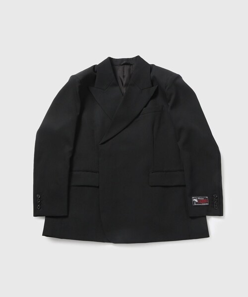 ADAM ET ROPE'(アダムエロペ)の「【DAIRIKU/ダイリク】Jerome Over Shoulder Tailored Jacket(テーラードジャケット・メンズ・ブラック・L)」の1枚目の写真