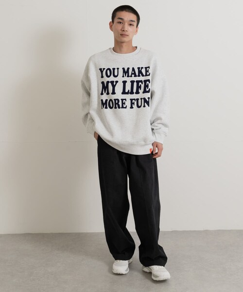 THE GOODLAND MARKET（ザグッドランドマーケット）の「TONY　You Make My Life More Fun Sweat（スウェット・メンズ・GRY/NVY/BLK・M/L）」の13枚目の写真