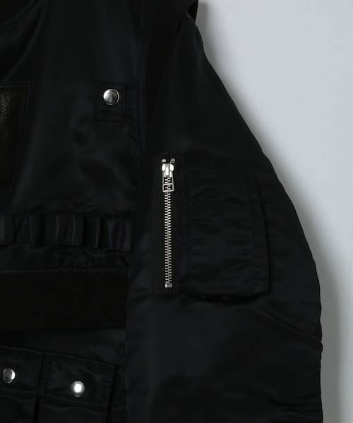 ADAM ET ROPE'（アダムエロペ）の「MENS【TTT_MSW】MA-1 IN MA-1（MA-1・メンズ・ブラック・L/M）」の10枚目の写真