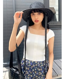 EMODA | ワイドストラップニットタンクトップ(タンクトップ)