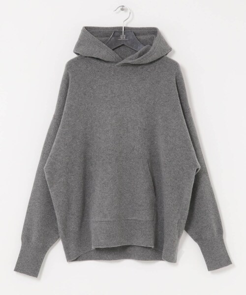 URBAN RESEARCH（アーバンリサーチ）の「dDdDdDd　CASHMERE VINTAGE HOODIE（ニット/セーター・メンズ・DARK GRAY/PURE BEIGE・S/M/L/XL）」の6枚目の写真