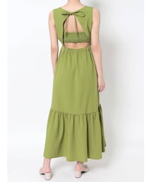 EVRIS | バックシャーリングロングワンピース(ワンピース)