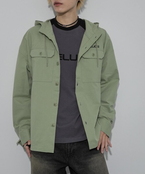 SENSE OF PLACE by URBAN RESEARCH（センスオブプレイスバイアーバンリサーチ）の「HONDA Hoodie Long-Sleeve Shirts（シャツ/ブラウス・メンズ・GREEN/MINT・M/L）」の19枚目の写真
