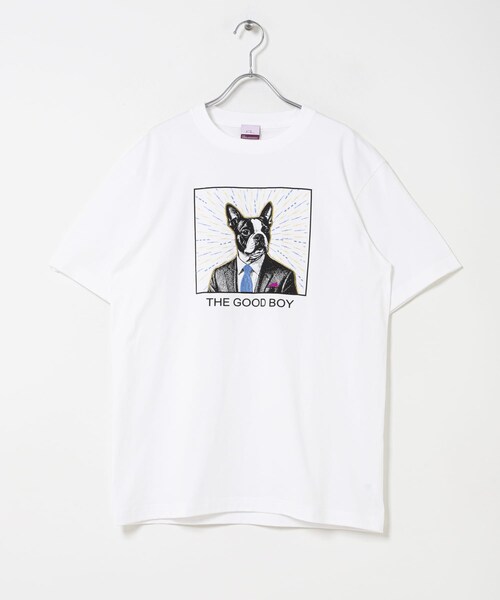 THE GOODLAND MARKET（ザグッドランドマーケット）の「ザ グッドランド マーケット　GOOD BOY TEE（Tシャツ/カットソー・メンズ・DALS WH/DALS BK/BOSTONS WH/BOSTONS BK・S/M/L）」の19枚目の写真
