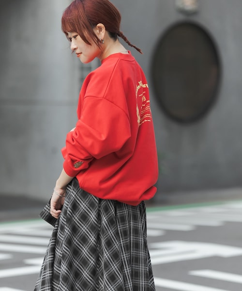 URBAN RESEARCH（アーバンリサーチ）の「鳥貴族×UR　UnuboResearch  SWEAT（スウェット・メンズ・OATMEAL/RED/CHARCOAL/BLACK/MOCHA・M/L/XL）」の2枚目の写真