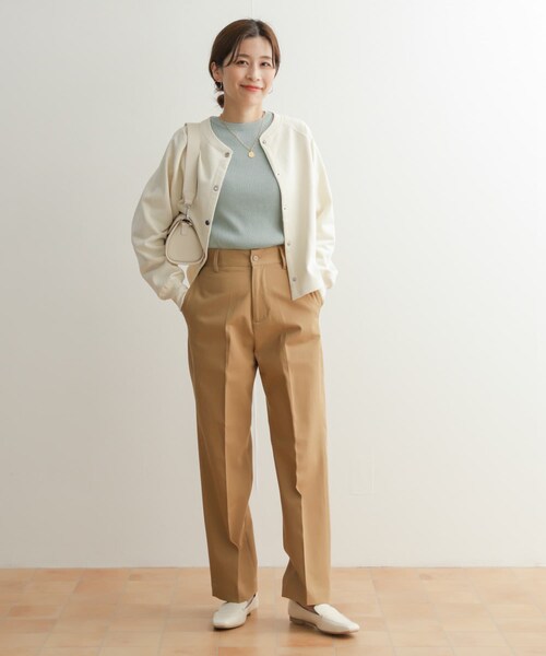 URBAN RESEARCH DOORS(アーバンリサーチドアーズ)の「ハイウエストチノパンツ(チノパンツ・レディース・L/BEIGE/BEIGE・S/M/L)」の10枚目の写真