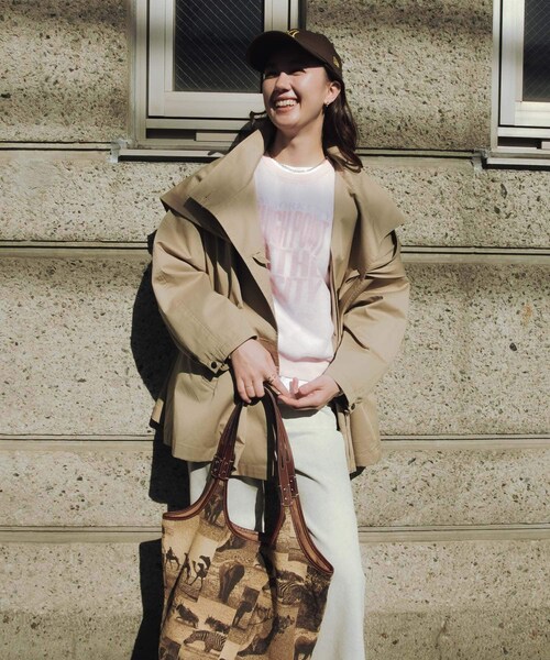 URBAN RESEARCH（アーバンリサーチ）の「GOOD ROCK SPEED 　ロングスリーブカットソー（Tシャツ/カットソー・レディース・OFF WHITE/ASH GRAY・Free）」の10枚目の写真