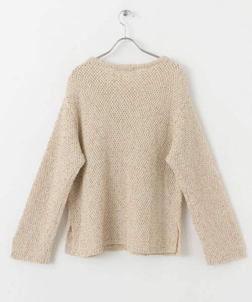 URBAN RESEARCH ROSSO（アーバンリサーチロッソ）の「透かし編みラメニット（ニット/セーター・レディース・beige/mt×turq・FREE）」の19枚目の写真