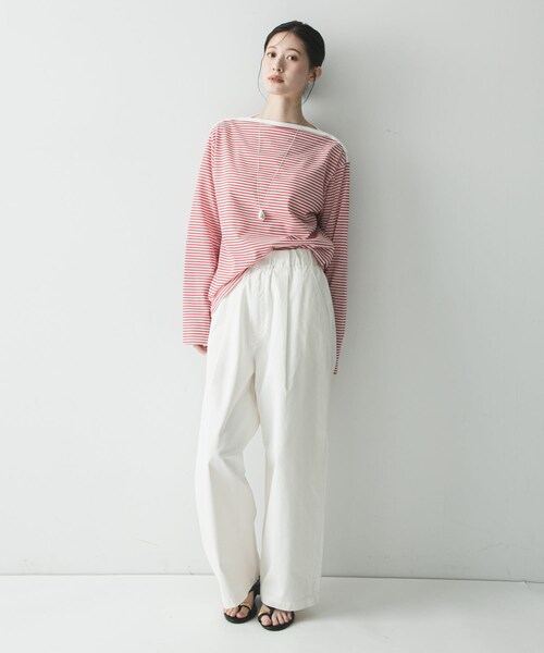 URBAN RESEARCH（アーバンリサーチ）の「『3サイズ展開』チノイージーパンツ（その他パンツ・レディース・OFF WHITE/NAVY/LT PINK・36/38/40）」の10枚目の写真