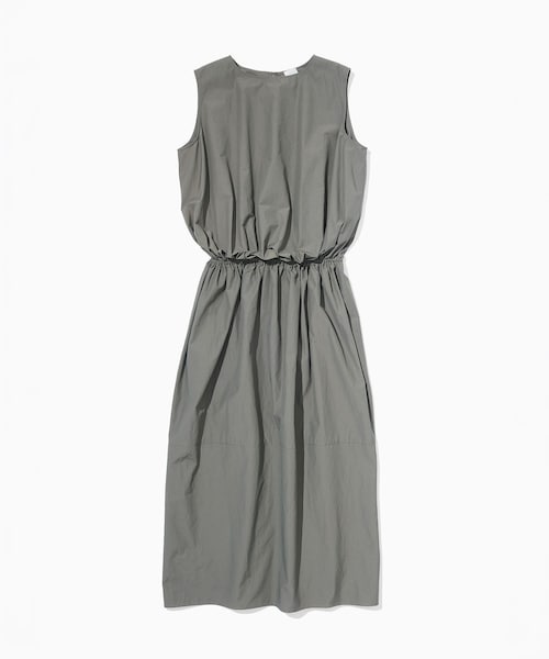 ROPE'(ロペ)の「【一部店舗限定】【REALM(レルム)】COTTON TAFFETA COLOR-BLOCKED DRESS|切り替えワンピース 26SS(ワンピース・レディース・ブラック/カーキ・38)」の4枚目の写真