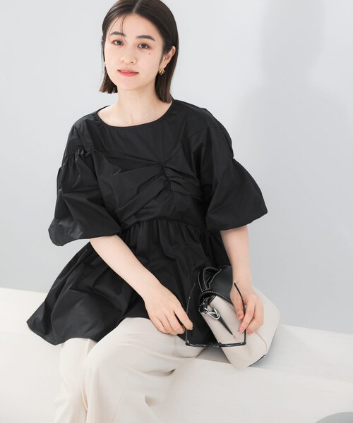 URBAN RESEARCH ROSSO（アーバンリサーチロッソ）の「『別注』ELENDEEK×ROSSO　GATHER BLOUSE（シャツ/ブラウス・レディース・O.WHT/BLK/BLU・Free）」の19枚目の写真