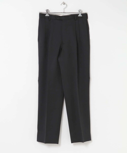 URBAN RESEARCH DOORS（アーバンリサーチドアーズ）の「LIFE STYLE TAILOR　レトロヘリンボンストレッチ2タックパンツ（スラックス・メンズ・BLACK/GRAY・S/M/L/XL）」の13枚目の写真
