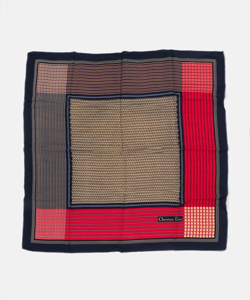 URBAN RESEARCH ROSSO（アーバンリサーチロッソ）の「VINTAGE　DIORスカーフ（バンダナ/スカーフ・レディース・NAVYRED・-）」の3枚目の写真