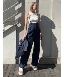 EMODA | 【セットアップ着用可】デニムナローサロペット(サロペット/オーバーオール)