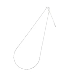 ステンレスツイストチェーンショートネックレス