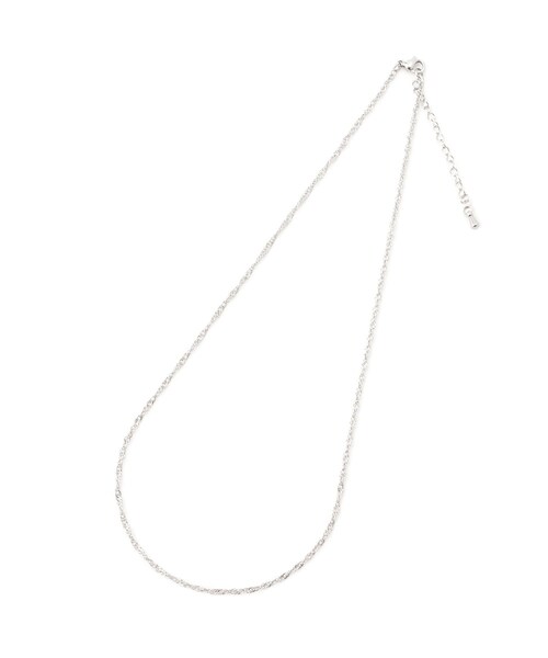 ROPE' PICNIC(ロペピクニック)の「ステンレスツイストチェーンショートネックレス(ネックレス・レディース・ゴールド/シルバー・F)」の1枚目の写真