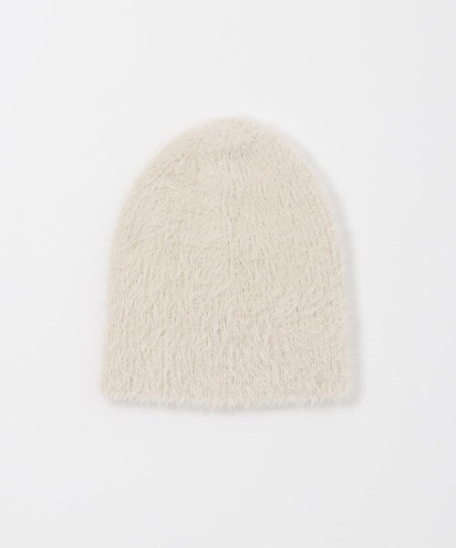 RODE SKO（ロデスコ）の「フェザーヤーンニットワッチ（ニットキャップ/ビーニー・レディース・IVORY/GRAY/BEIGE・one）」の6枚目の写真