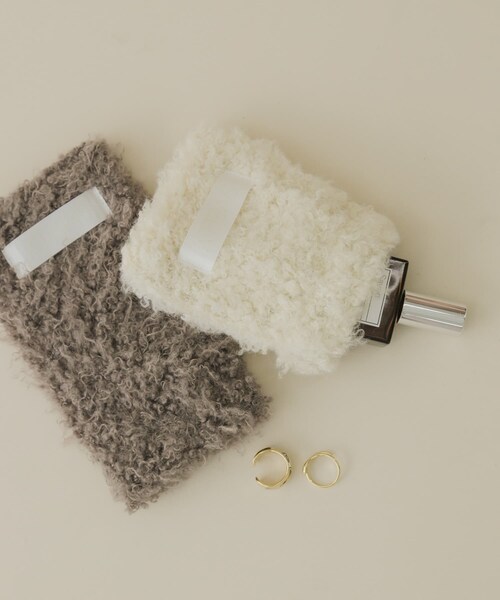 SMELLY（スメリー）の「ワンタッチフラットポーチ（ポーチ・レディース・L.GRY/IVO/GRY/BLK/MOC・M/S）」の7枚目の写真
