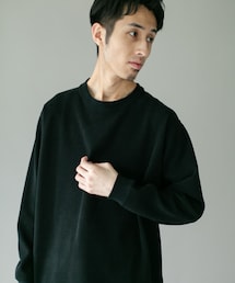 URBAN RESEARCH DOORS | 『XLサイズ/WEB限定』コーデュロイタッチクルーネックロングスリーブ Tシャツ(Tシャツ/カットソー)