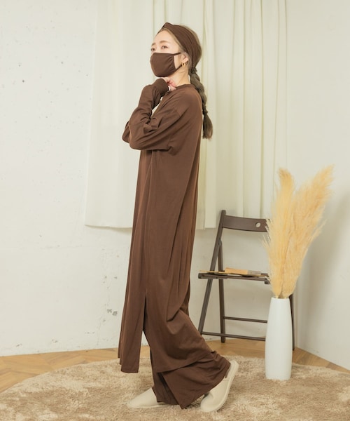 ITEMS URBANRESEARCH（アイテムズ アーバンリサーチ）の「ワンマイルワンピ+ボトムス4点SET（その他アンダーウェア/インナー・レディース・GREIGE/CHARCOAL/DARK BROWN・one）」の18枚目の写真