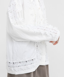 KBF | ヴィンテージライクレースシャツ(シャツ/ブラウス)