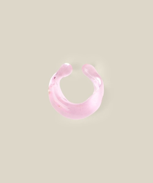 ROPE'（ロペ）の「【LUCE MACCHIA（ルーチェマッキア）】別注 Glass Earcuff（イヤリング・レディース・ピンク/その他・F）」の7枚目の写真