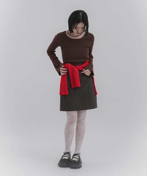 SENSE OF PLACE by URBAN RESEARCH（センスオブプレイスバイアーバンリサーチ）の「レースアップバレエスニーカー（スニーカー・レディース・BLACK/BROWN/GRAY/IVORY・S/M/L/XL）」の22枚目の写真