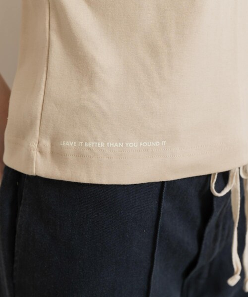 THE GOODLAND MARKET（ザグッドランドマーケット）の「PARKS PROJECT　Bicolor T-Shirts×PARKS（Tシャツ/カットソー・レディース・CLOUD/SHADOW/SAND・one）」の14枚目の写真