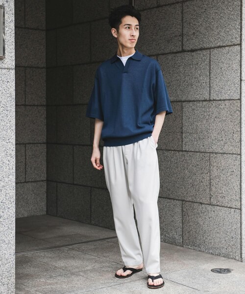 URBAN RESEARCH DOORS（アーバンリサーチドアーズ）の「『イージーケア/速乾』リネンライクイージートラウザー（その他パンツ・メンズ・OFF/GRAY/LIGHTBROWN/BLACK・S/M/L）」の10枚目の写真